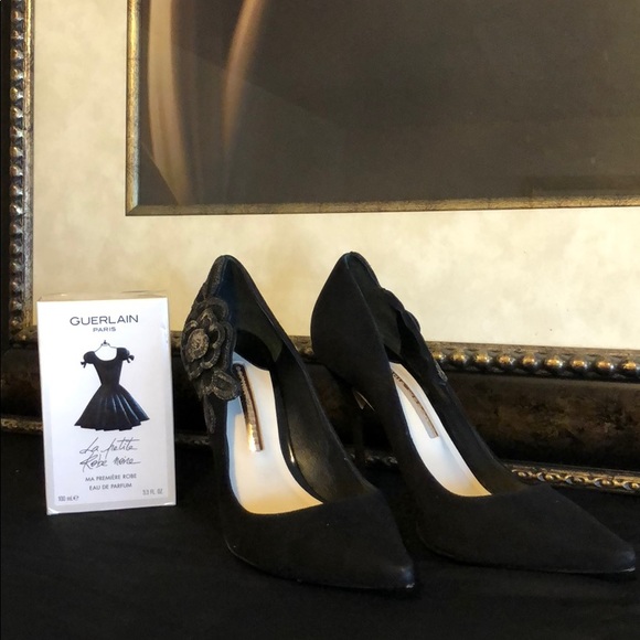 Sophia Webster Black Suede Shoes - Size 9 (39) New - Picture 2 of 8